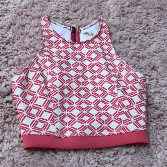 Hollister Zip-Back Crop Top - Picture 2 of 3